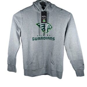 XFL Women's Size S - Orlando Guardians Lockup Logo Grey Hoodie
